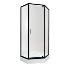купить недорого Набір Qtap душова кабіна Scorpio BLA10995-AC6 Clear 2120x900x900 мм + піддон Diamond 309912 90x90x12 см з сифоном