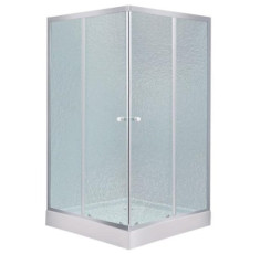 купить недорого Душевая кабина Lidz Wawel SC80x80.SAT.LOW.FR, стекло Frost 4 мм, с поддоном Mazur