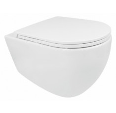 купити недорого Унитаз Isvea Infinity без ободка, подвесной, белый (10NF02001)