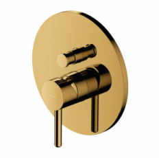 купити недорого Смеситель для ванны и душа скрытого монтажа Omnires Y gold (Y1235GL)