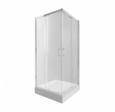 купить недорого Набір Qtap душова кабіна Taurus CRM1011SC6 Clear 100х100 см + піддон Tern 301112