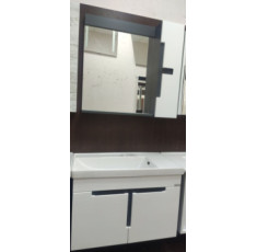купить недорого Тумба з умивальником Veronis Tempo 80 White-Antrachite VE-TTEMPOWA80