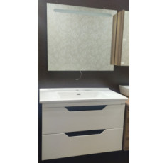 купить недорого Тумба с Умывальником Veronis Tria 85 White VE-TTRIAWB85