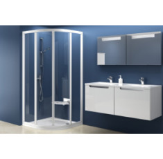 Душевой уголок Ravak Supernova SKCP4-80 белый Transparent 31140100Z1