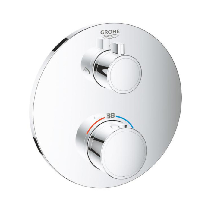 Зовнішня частина термостатичного змішувача для душу Grohe Grohtherm 24076000 на два споживача