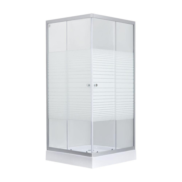 Душевая кабина Lidz Wiezak SC120x80.SAT.LOW.L, стекло Linie 4 мм без поддона