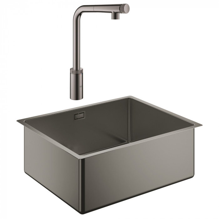 Набір Grohe мийка кухонна K700 31574AL0 + змішувач Minta Smartcontrol 31613A00