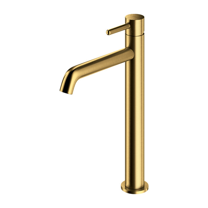 Смеситель для умывальника Omnires Y brushed gold высокий (Y1212GLB)