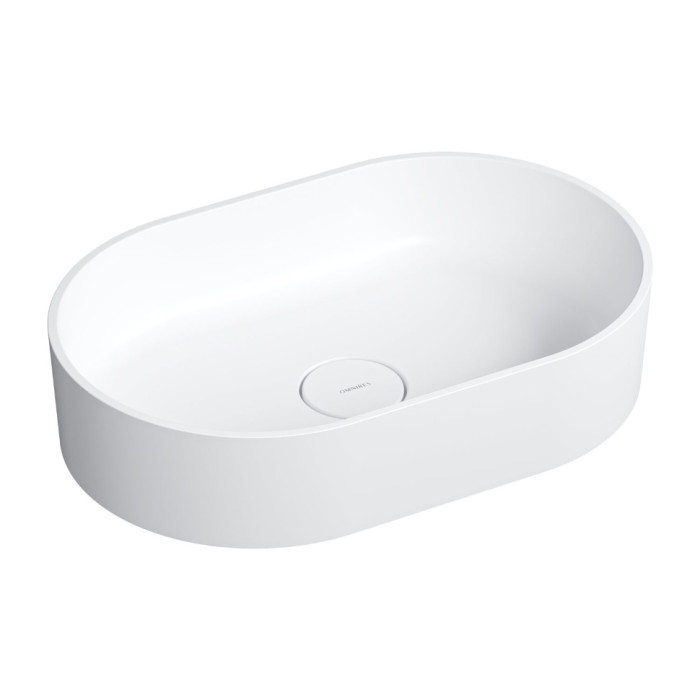 Умывальник Omnires Ovo 55x36 white (OVOUNBM)