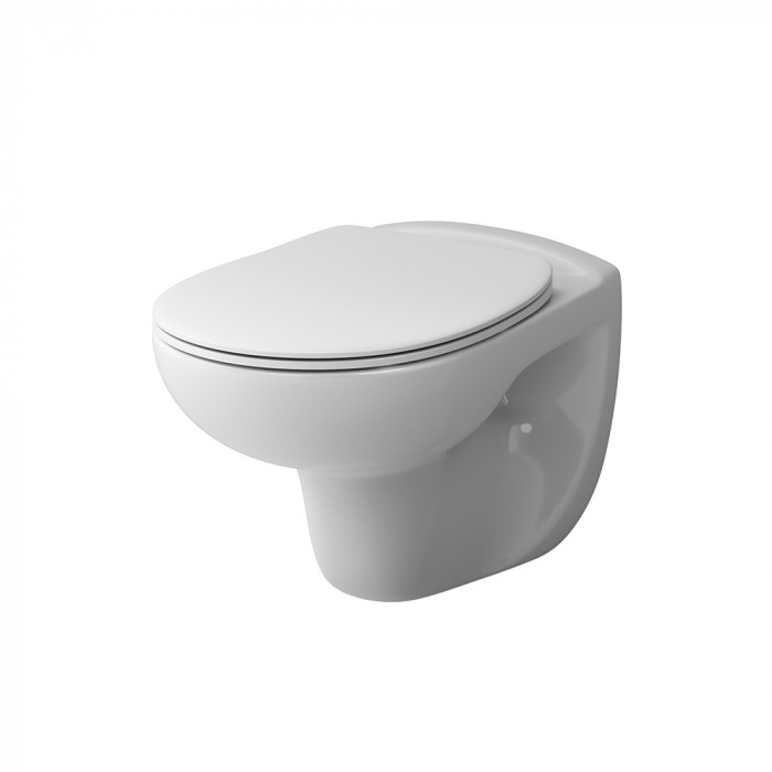 Унитаз подвесной безободковый FlashClean с сиденьем микролифт AM.PM Joy C851700SC