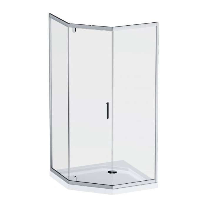 Душевое ограждение 5-corner Pivot 90x90 см, без поддона AM.PM Gem W90UG-405-090MT