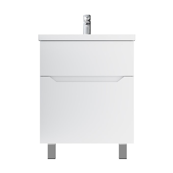 Тумба с раковиной, напольная, 60 см AM.PM Gem S M91-FSX0602-WC0602WG38