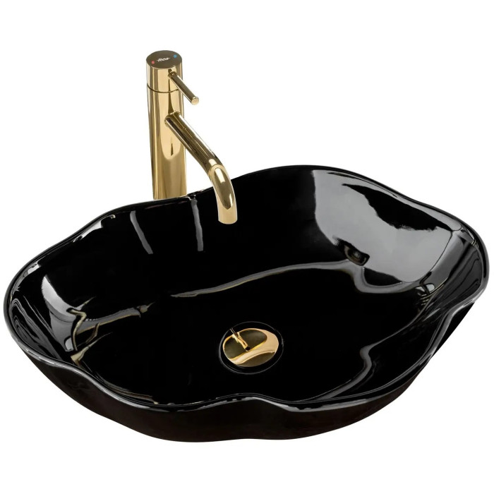 Раковина Rea Pearl black shinn REA-U0858