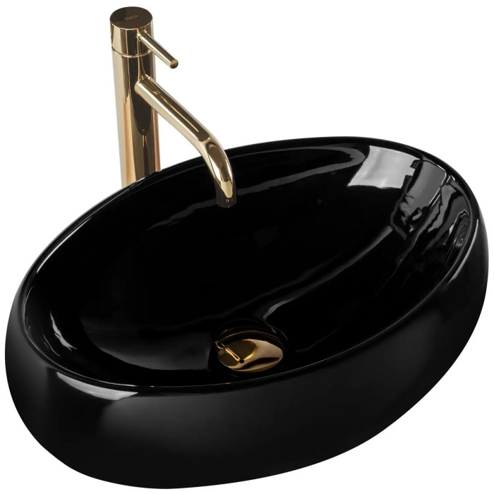Раковина Rea Linda black REA-U8523