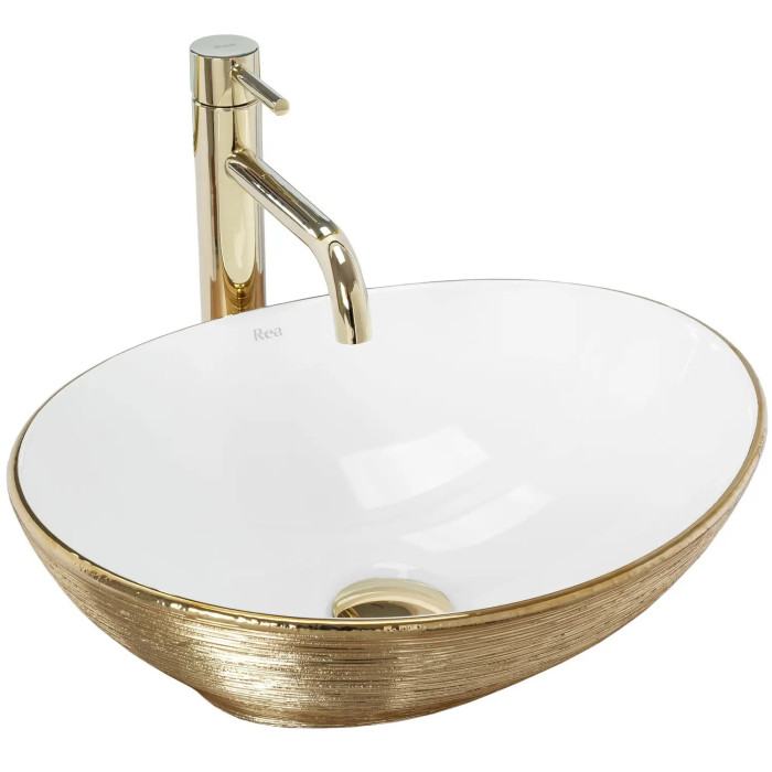 Раковина Rea Sofia Brush Gold REA-U3697