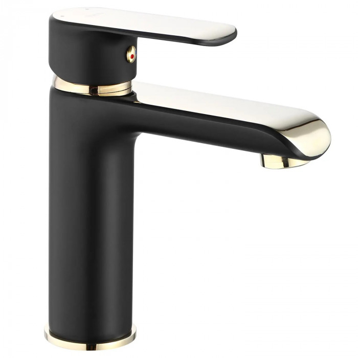 Змішувач Rea Bloom black/gold REA-B9933