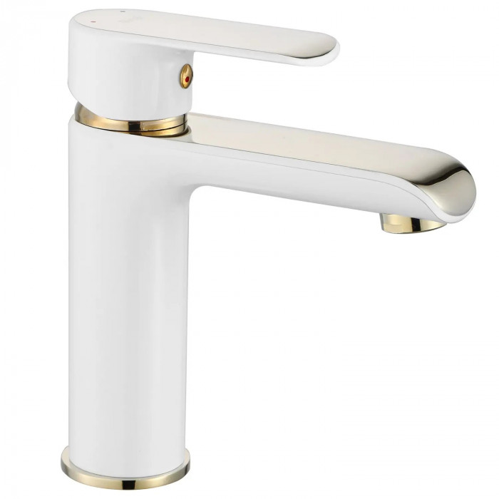 Змішувач Rea Bloom white/gold REA-B9919