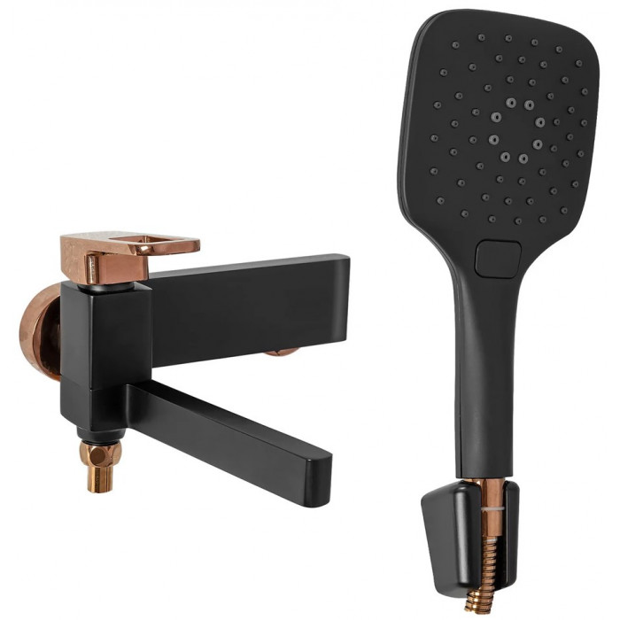 Змішувач Rea Sonata Black/Rose gold REA-B9510