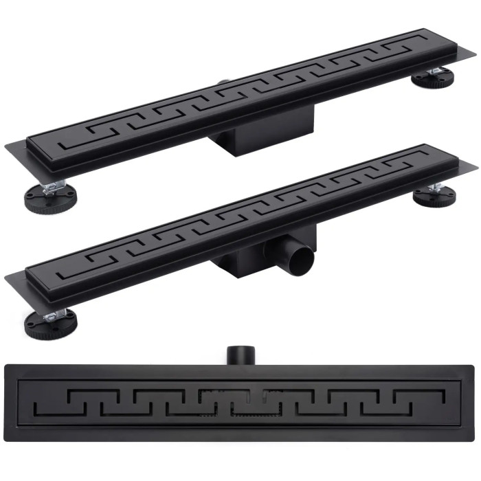 Душевой трап Rea Greek Black Matt 800 N REA-G8002