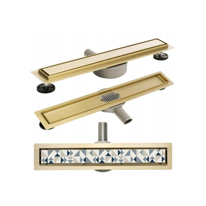 Душевой трап Rea Neo&Pure 700 N Pro L.gold REA-G8010