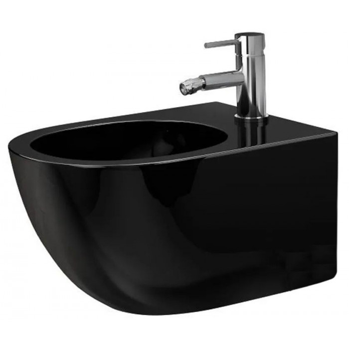 Биде Rea Carlo Mini Black REA-C6380