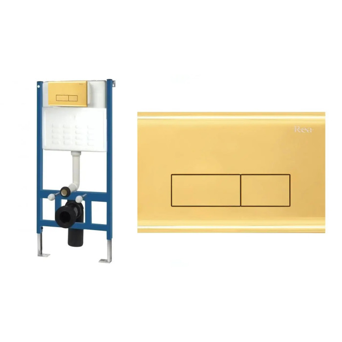 Инсталляционная система Rea Przycisk H gold REA-E9863
