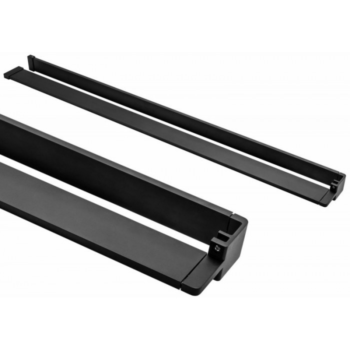 Полиця для душової стінки Rea Evo Black HOM-00652