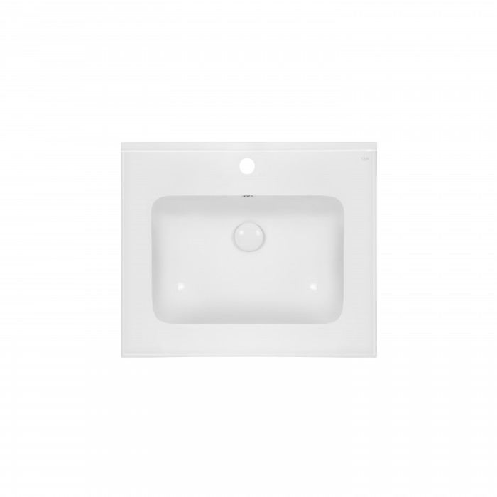 Раковина Qtap Albatross E49 600х490х200 White з донним клапаном QT01119060E49W