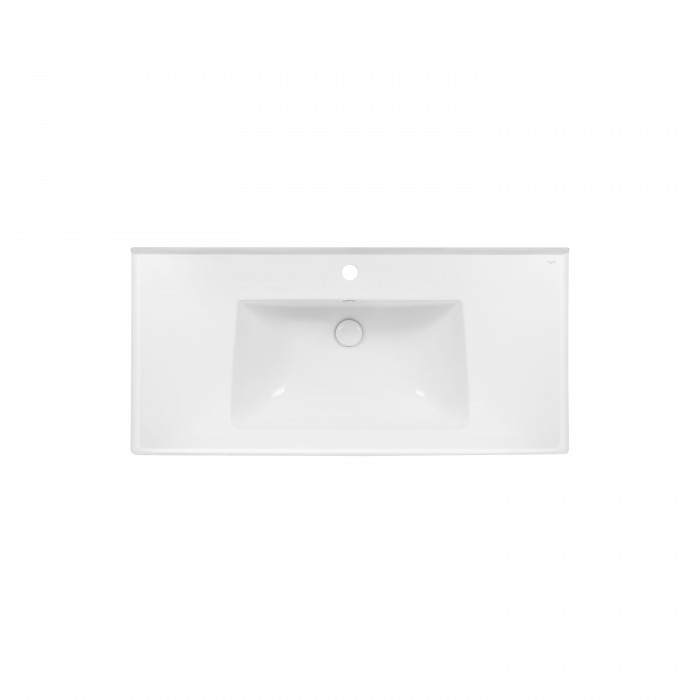 Раковина Qtap Albatross 5C 1000х480х210 White з донним клапаном QT01115100CW