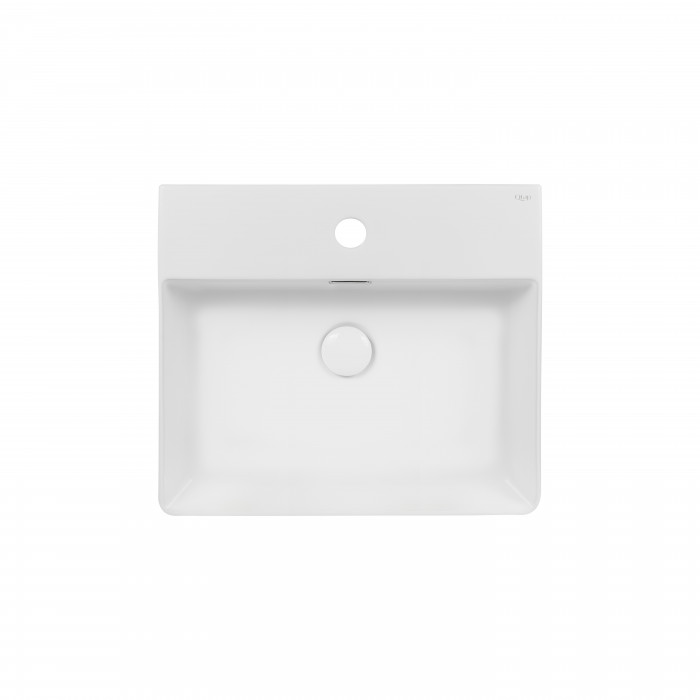 Раковина Qtap Nando C 500х420х125 White з донним клапаном QT12117050CW