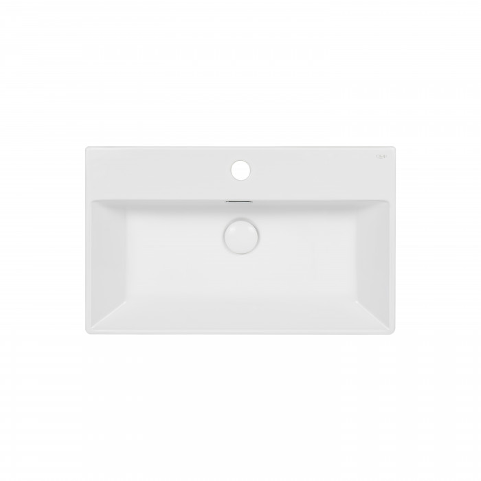 Раковина Qtap Nando K 600х355х125 White з донним клапаном QT12117060KW