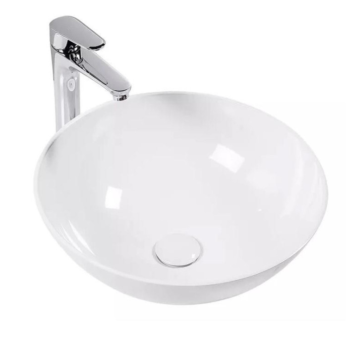 Умывальник накладной DUSEL lUCY 400571W 400*400*140мм