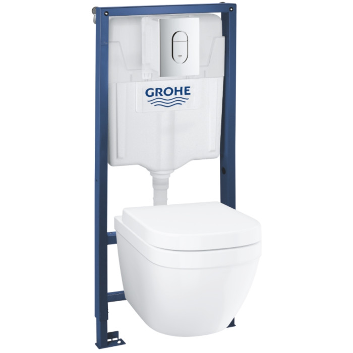 Набір інсталяції Grohe Solido з унітазом Euro Ceramic 39536000