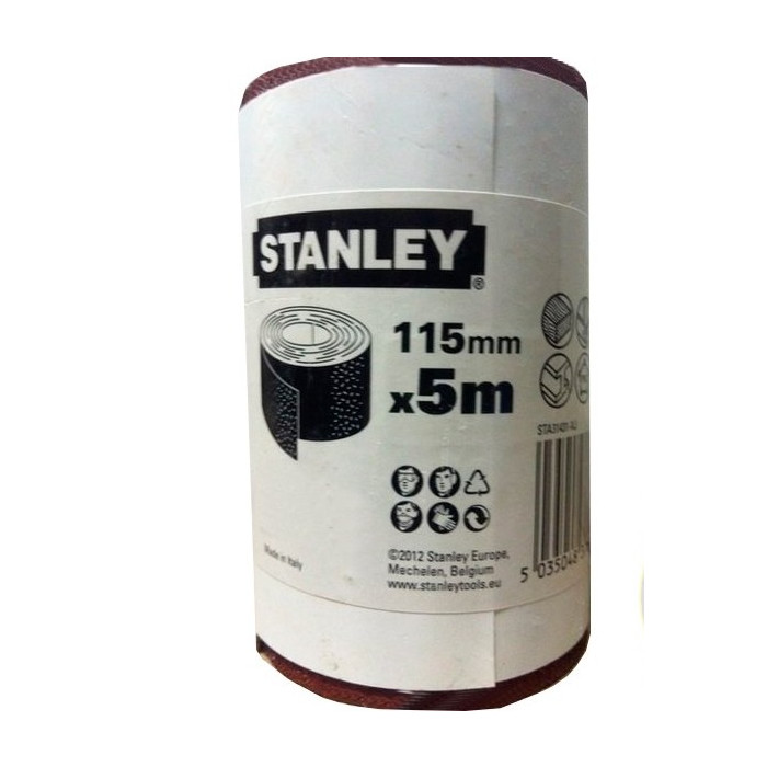 Папір шліфувальний Stanley 115 мм х 5 м P180 STA31441-XJ