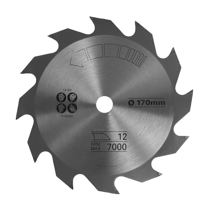 Диск пильний по дереву Stanley 170х16 мм 12 зубців STA13120-XJ