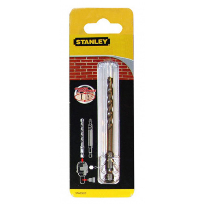 Сверло по кирпичу Stanley Super-Lock 6х69 мм STA53018-XJ