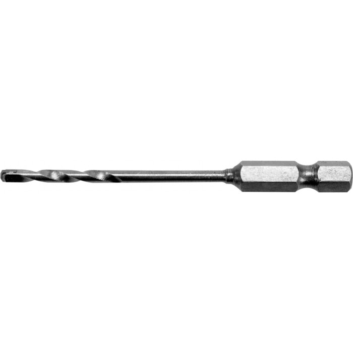 Сверло универсальное Sthor с шестигранным хвостовиком 1/4" 3х75/26 мм YG6X 21680
