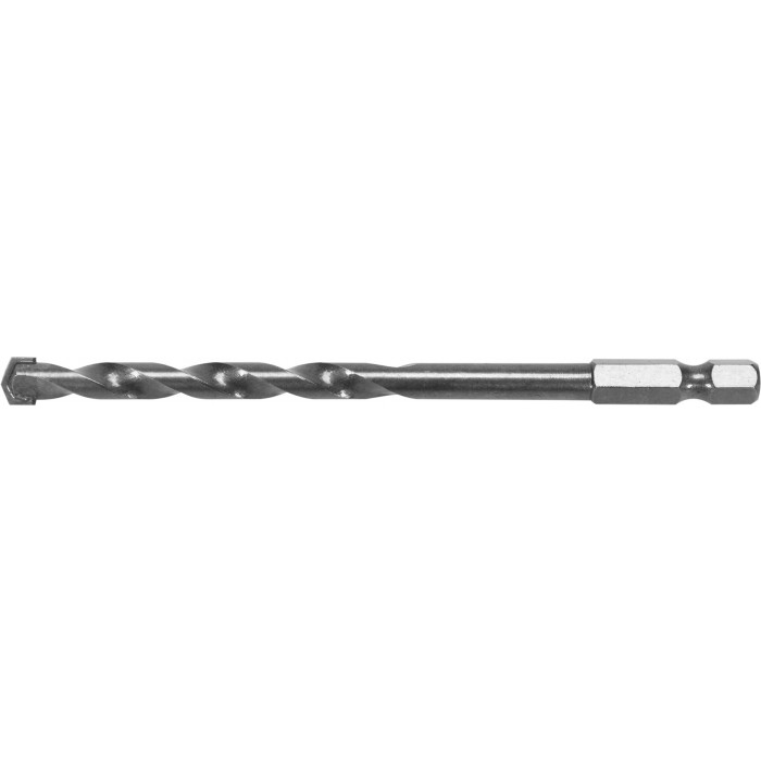 Сверло универсальное Sthor с шестигранным хвостовиком 1/4" 7х110/60 мм YG6X 21688
