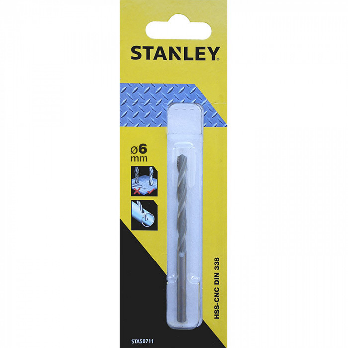 Сверло по металлу Stanley 6 мм STA50715-QZ