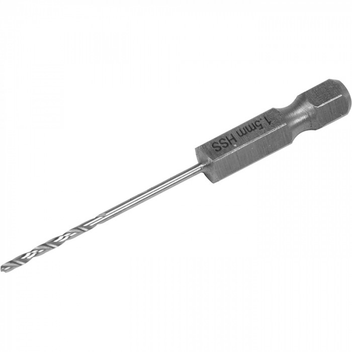 Сверло по металлу Yato 1.5х57/26 мм HEX-1/4" HSS 6542 для нержавеющей конструктивной легированной стали YT-44860