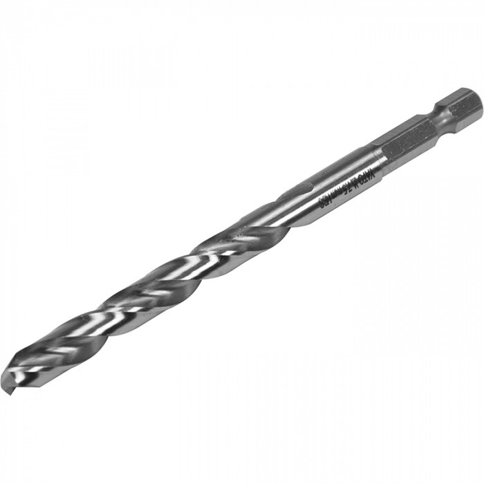 Сверло по металлу Yato 7.5х109/69 мм HEX-1/4" HSS 6542 для нержавеющей конструктивной легированной стали YT-44875