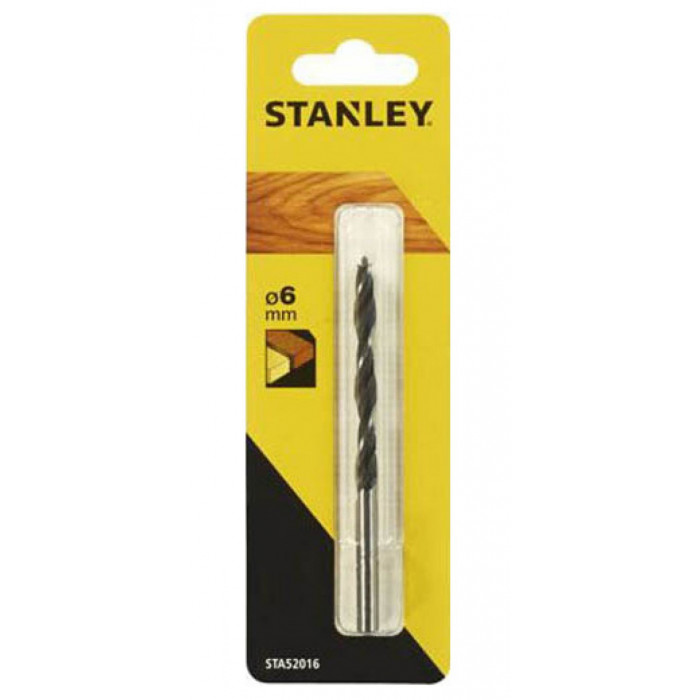 Сверло по дереву Stanley 6 мм STA52016-QZ
