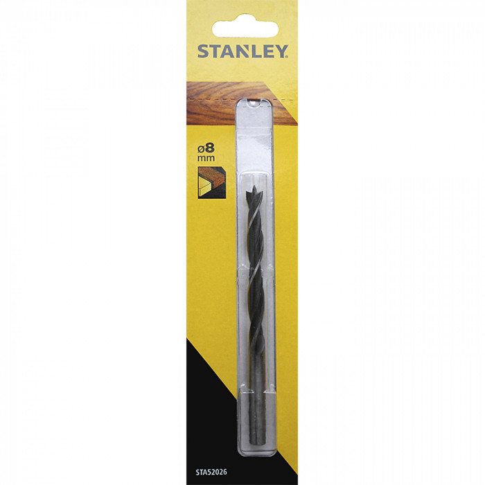 Сверло по дереву Stanley 8 мм STA52026-QZ