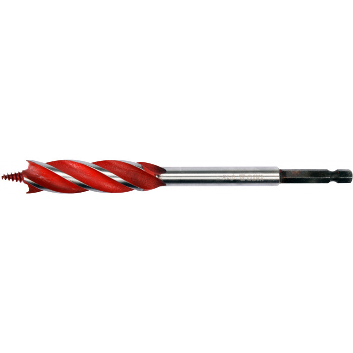 Сверло по дереву Yato 18х165 мм HEX-1/4" HRC 40-45 с 4 режущими кромкам YT-44684