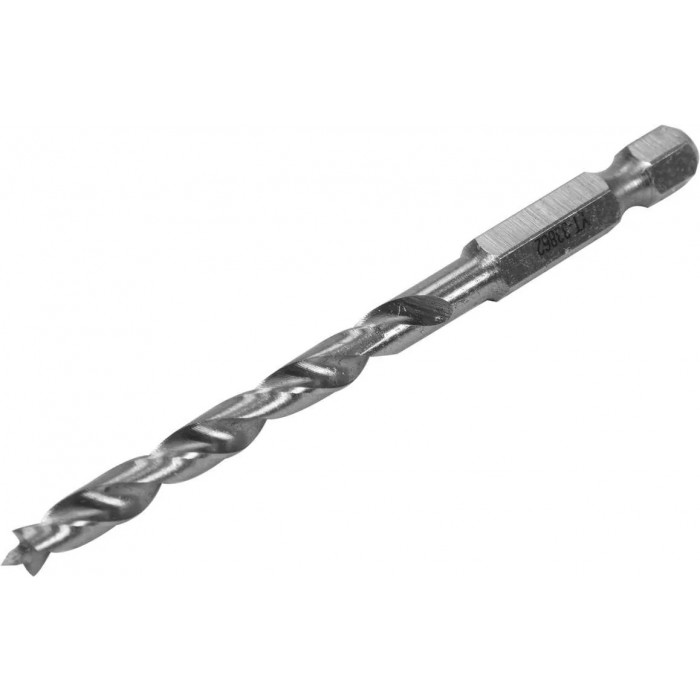 Сверло по дереву спиральное Yato ø5х85/50 мм HEX 1/4" HSS 4241 YT-33862