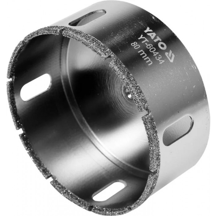 Сверло алмазное по гресу и керамике Yato 80 мм YT-60434