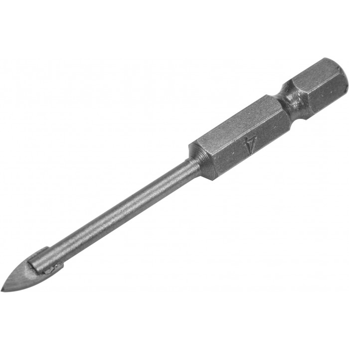 Сверло по стеклу и керамике Sthor 4х60 мм HEX-1/4" YG6X 21701