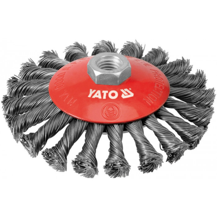 Щітка-крацьовка Yato ø125 мм YT-4764