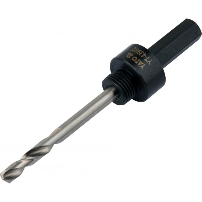 Тримач Yato зі свердлом ø6 мм HEX10, для свердлів коронок 1/2" YT-43992