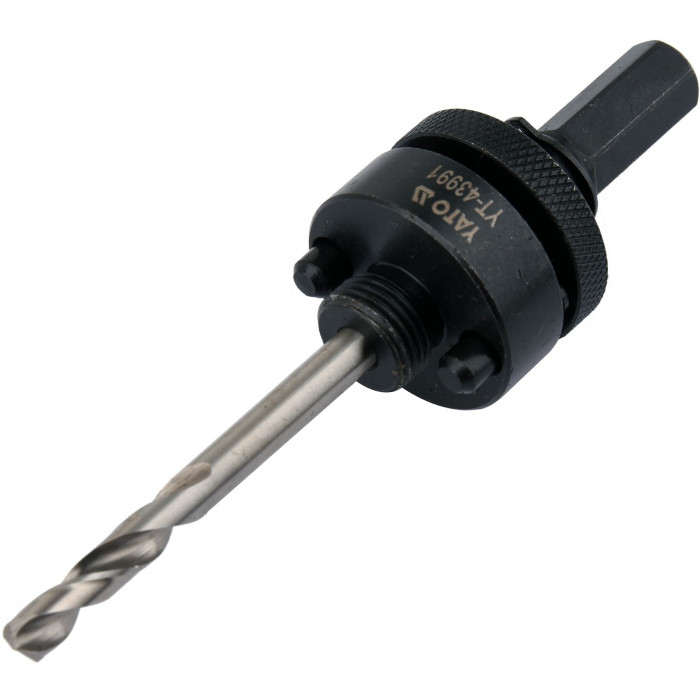 Тримач Yato зі свердлом ø6 мм HEX10, для свердлів коронок 5/8" YT-43991